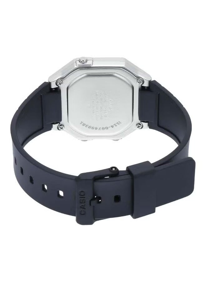 كاسيو Youth Digital Men’s Watch W-217HM-7AVDF, 43.1mm Black Dial, Black Resin Band, 50 m WR - Image 2